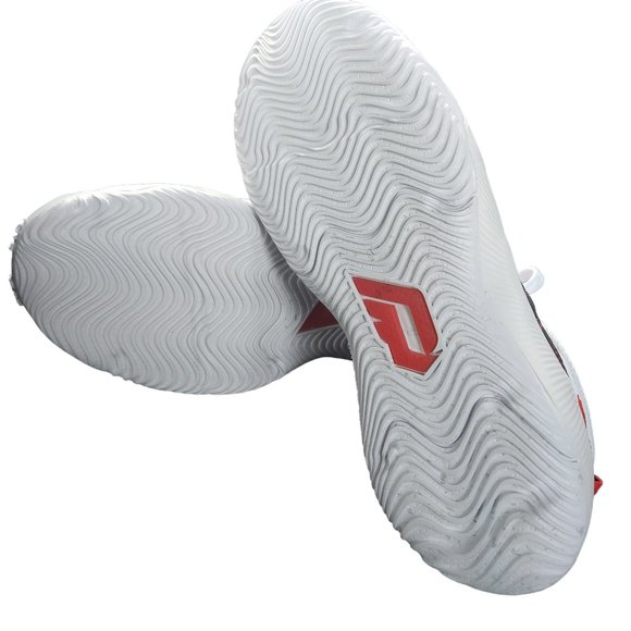 Adidas Damien Lillard "Dame Certified" Men's Basketball Shoes Red/White - Size 1 - Picture 3 of 4